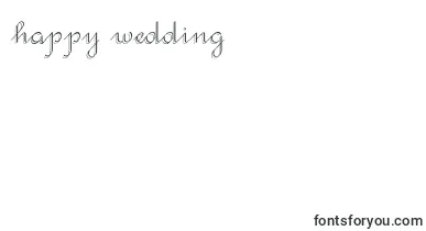 RondoTwinThin font – happy Wedding Day Fonts